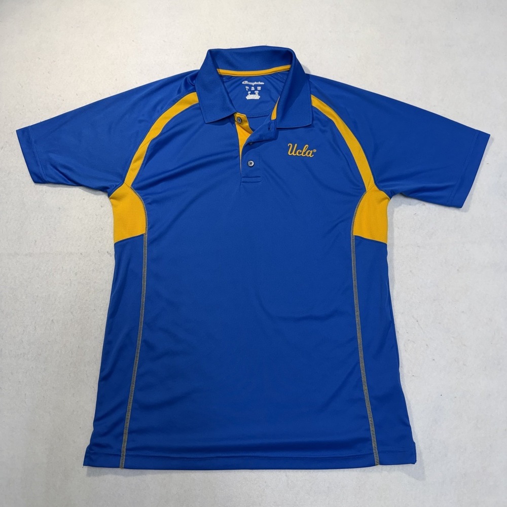 Champion NCAA UCLA Bruins Blue/Gold Polo Shirt - Men's size Large